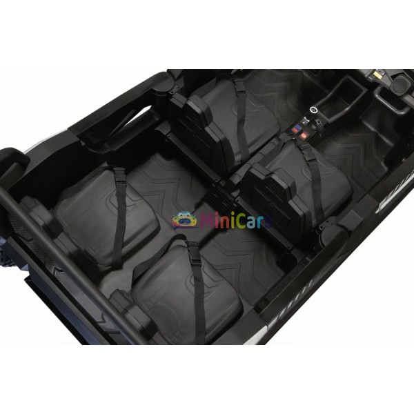 Buggy Enfant 4 Places 4x150W 24V Traction Intégrale | Minicars.fr