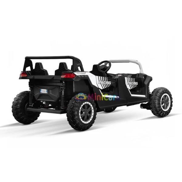 Buggy Enfant 4 Places 4x150W 24V Traction Intégrale | Minicars.fr
