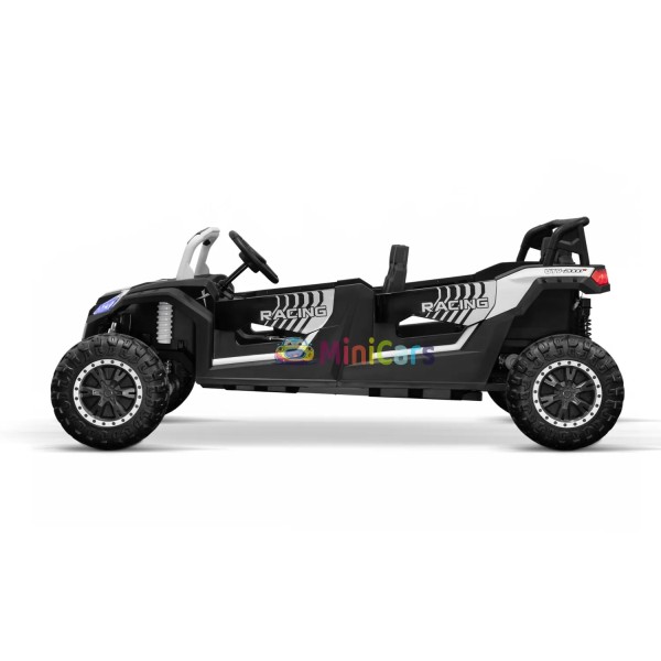 Buggy Elettrico 4 Posti 4x150W 24V Trazione Integrale | Minicars.fr