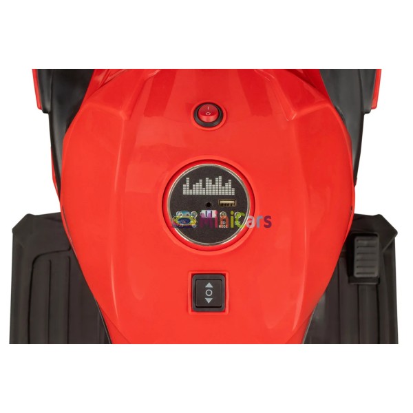 Kinder Elektro Motorrad 12V R1800 2x25W MP3 LED | Minicars.fr