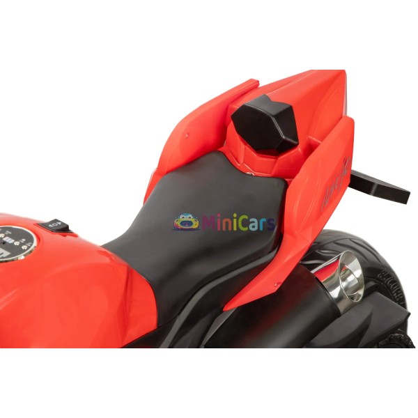 Moto électrique enfant 12V 2x25W R1800 - MP3 & LED | Minicars.fr