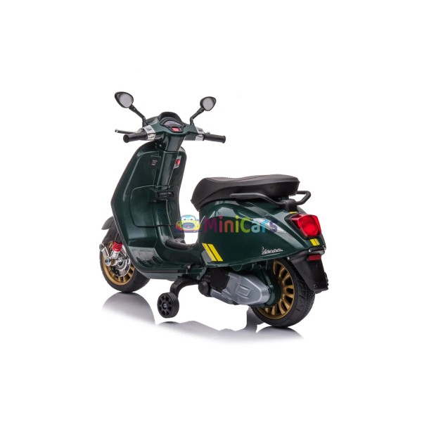 Scooter Électrique Vespa Enfant 6V 1x25W | Minicars.fr