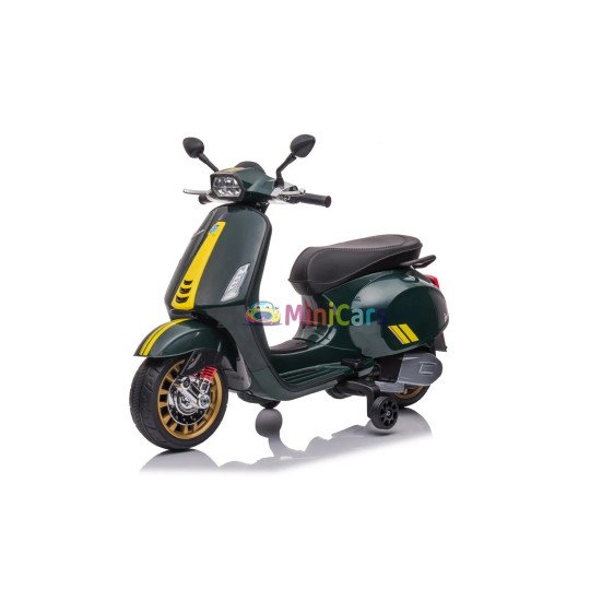 Scooter Elettrico Bambini Vespa 6V 1x25W | Minicars.fr