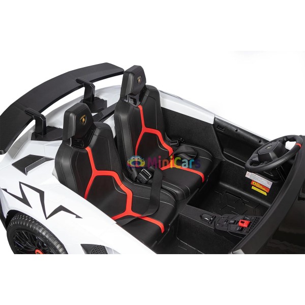 Coche Eléctrico Lamborghini Aventador SV XXL 2 plazas 2x200W | Minicars.fr