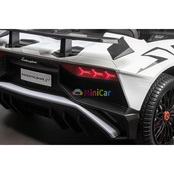 Macchina Elettrica Bambini Lamborghini Aventador SV XXL 2 Posti 2x200W | Minicars.fr