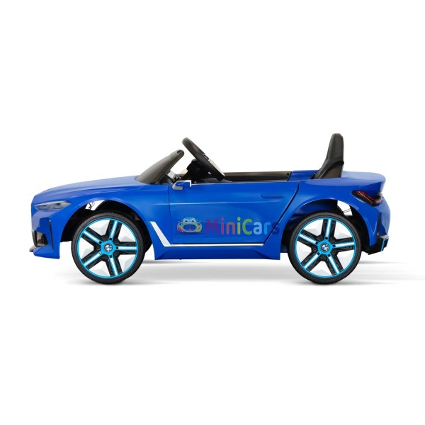Elektrische kinderauto BMW i4 2x30W met afstandsbediening 12V | Minicars.fr