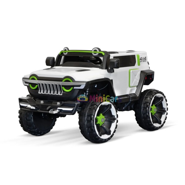 SUV TANK 4x4 elektrische auto voor kinderen - 4x30W vierwielaandrijving | Minicars.fr
