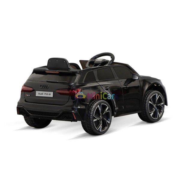 Elektrische Audi RS6 kinderauto 2 zitplaatsen 2x25W 12V | Minicars.fr