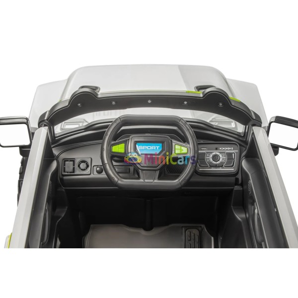 SUV TANK 4x4 elektrische auto voor kinderen - 4x30W vierwielaandrijving | Minicars.fr