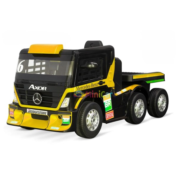 Camión Eléctrico Infantil Mercedes AXOR 2x35W con Remolque