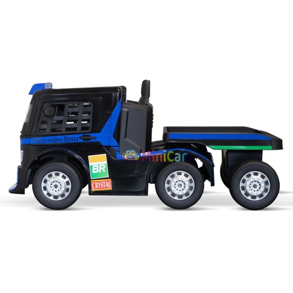 Camion Électrique Enfant Mercedes AXOR 2x35W + Remorque | Minicars.fr