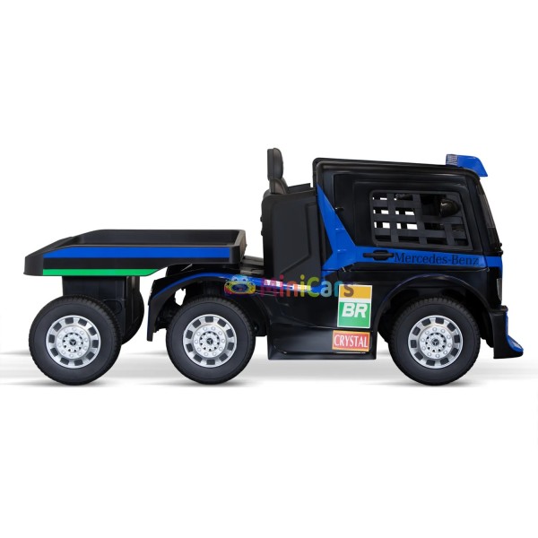 Camion Elettrico Bambino Mercedes AXOR 2x35W con Rimorchio