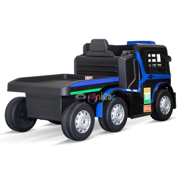 Camion Électrique Enfant Mercedes AXOR 2x35W + Remorque | Minicars.fr