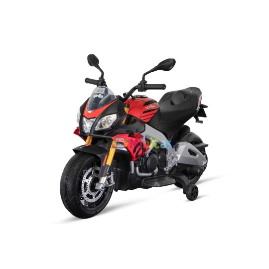Moto Eléctrica Aprilia Tuono V4 12V 2x20W LED Niños | Minicars.es